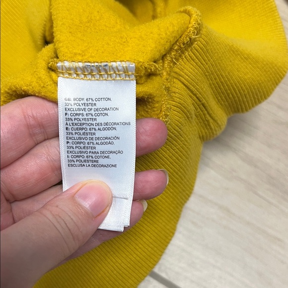 The North Face Men's Mustard Hoodie - Picture 3 of 6